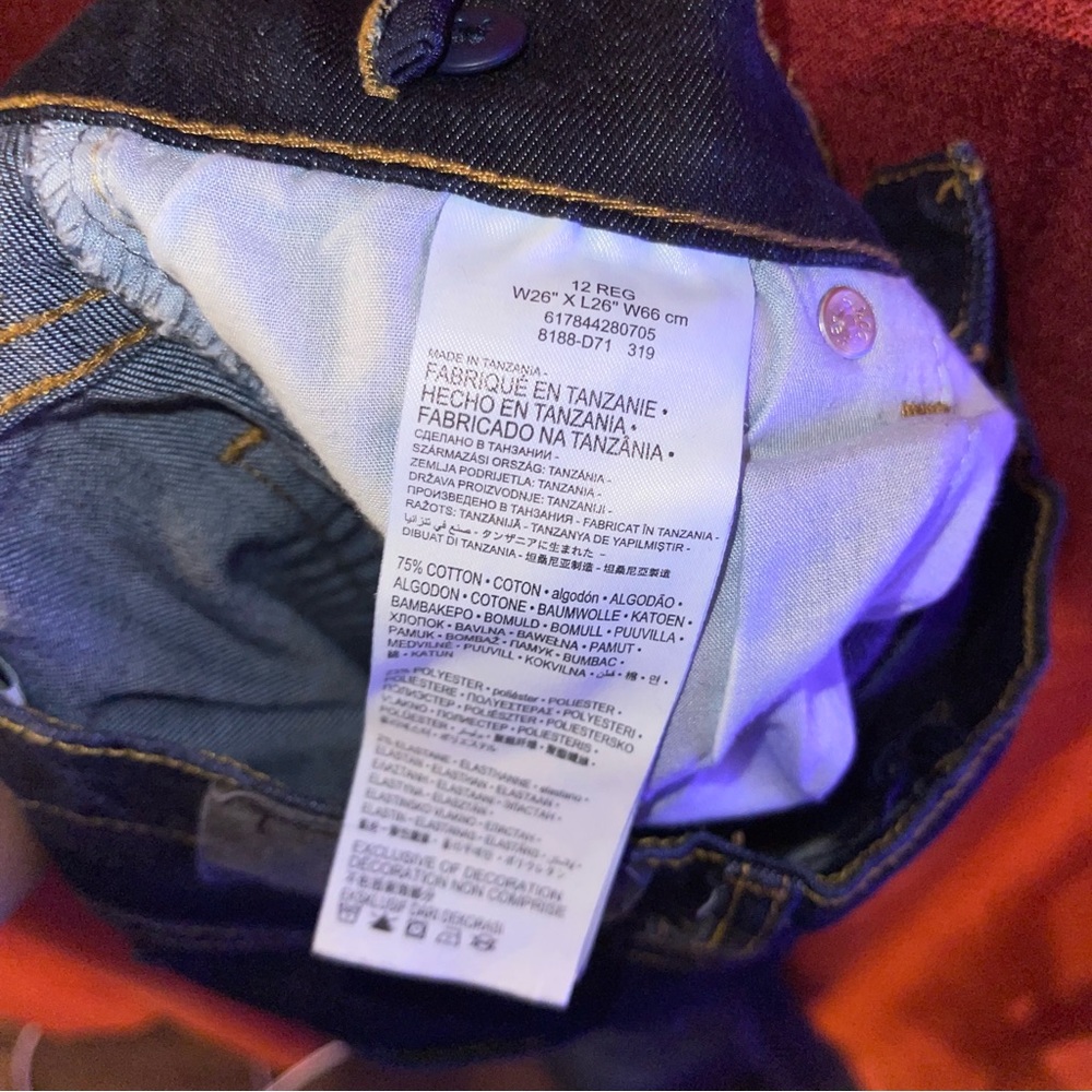 Levi’s Boys Jeans 511 Slim Fit - Kids 26x26 - Picture 5 of 5